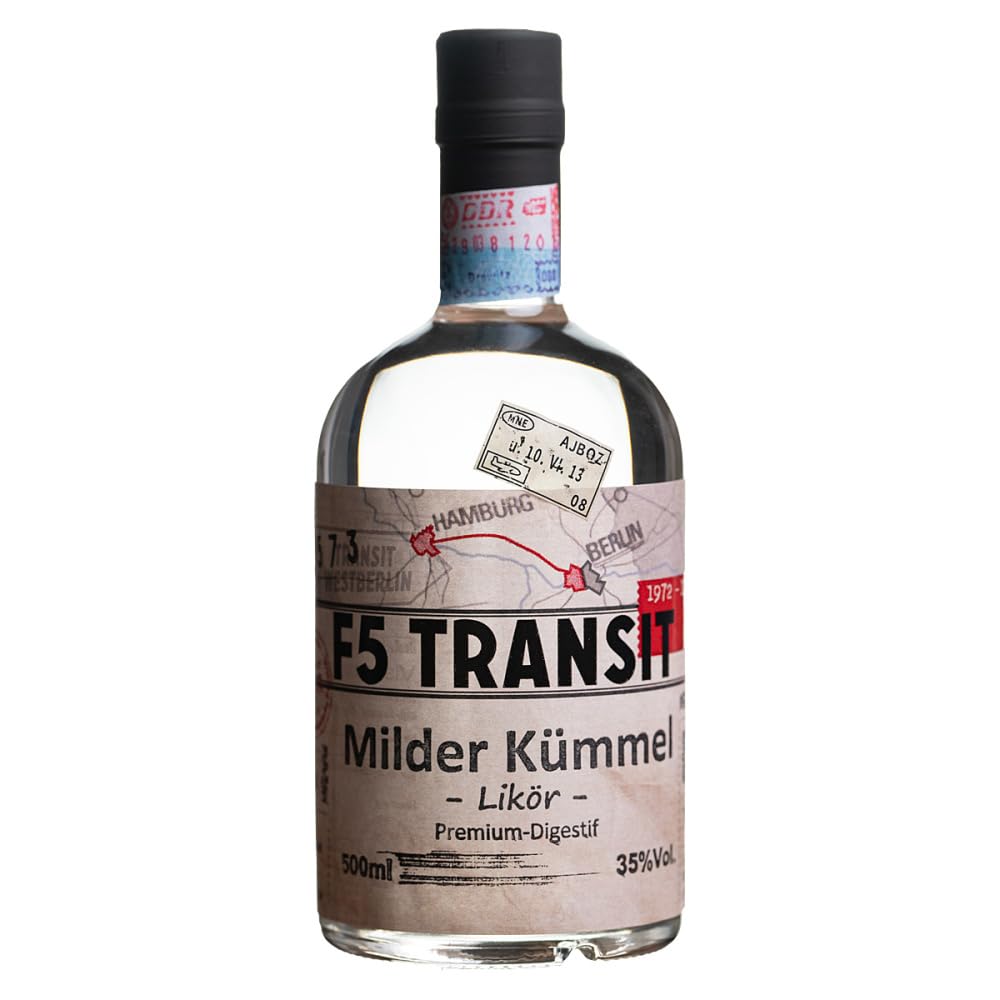 Schnapsgeschenk Nr. 15236 | DDR Eierlikör Original 0.5l (18% Vol) + Milder Kümmel Likör 0.5l (35% Vol) + 2 x Wiener Würstchen in Dose | Schwechower Brennerei (1229)