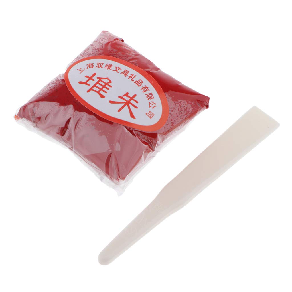 Juego de 10 pasta de tinta roja de 30 g para sello de sello de tinta de caligrafía herramienta de pintura