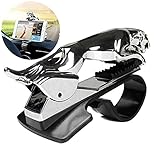 ★【Perfekte Fahren Sicht】Halter befindet sich in einer ausgezeichneten Position auf der Armaturenbrett-Tafel, die sich DIREKT VOR IHNEN befindet. Die direkte Sicht auf den Autotelefonhalter hat keinen Einfluss auf die Sichtlinie des Fahrers.