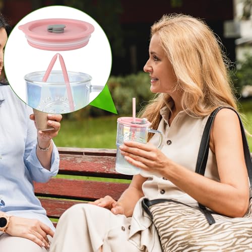 Gobelet Bubble Tea en verre irisé haut de gamme avec accessoires