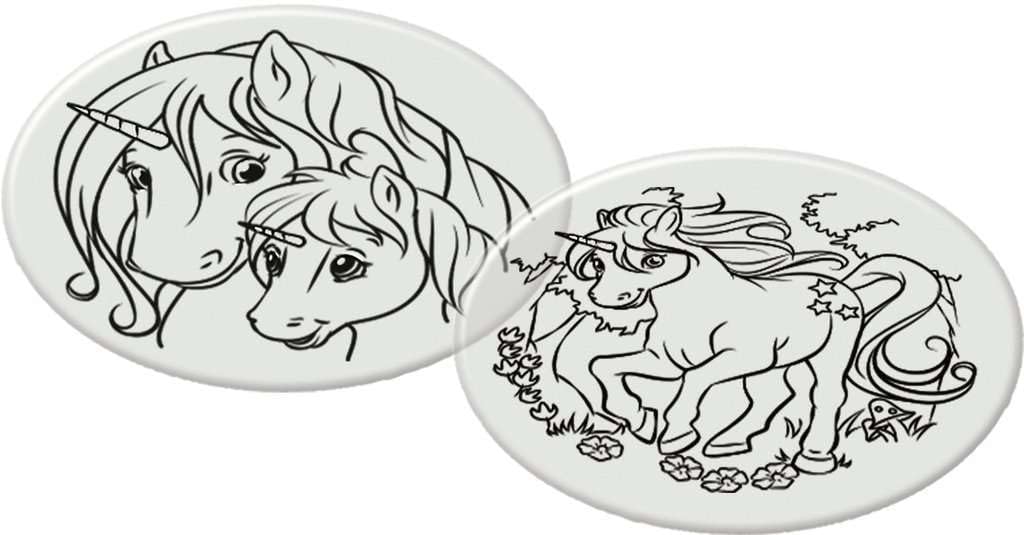 Ravensburger - XOOMY Midi, Unicorn, Tavolo da Disegno Portatile con Proiettore Luminoso, Kit Disegno Bambini con 30 Motivi Illustrati in 20 Pellicole, Gioco Creativo, Idea Regalo Bambini 6+ Anni