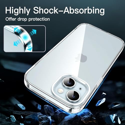 Image of ExpressB Back Cover for iPhone 15 Plus | Minimal Protect | Ultra Thin Anti Scratch Matte Finish Case for iPhone 15 Plus (Clear Soft TPU)