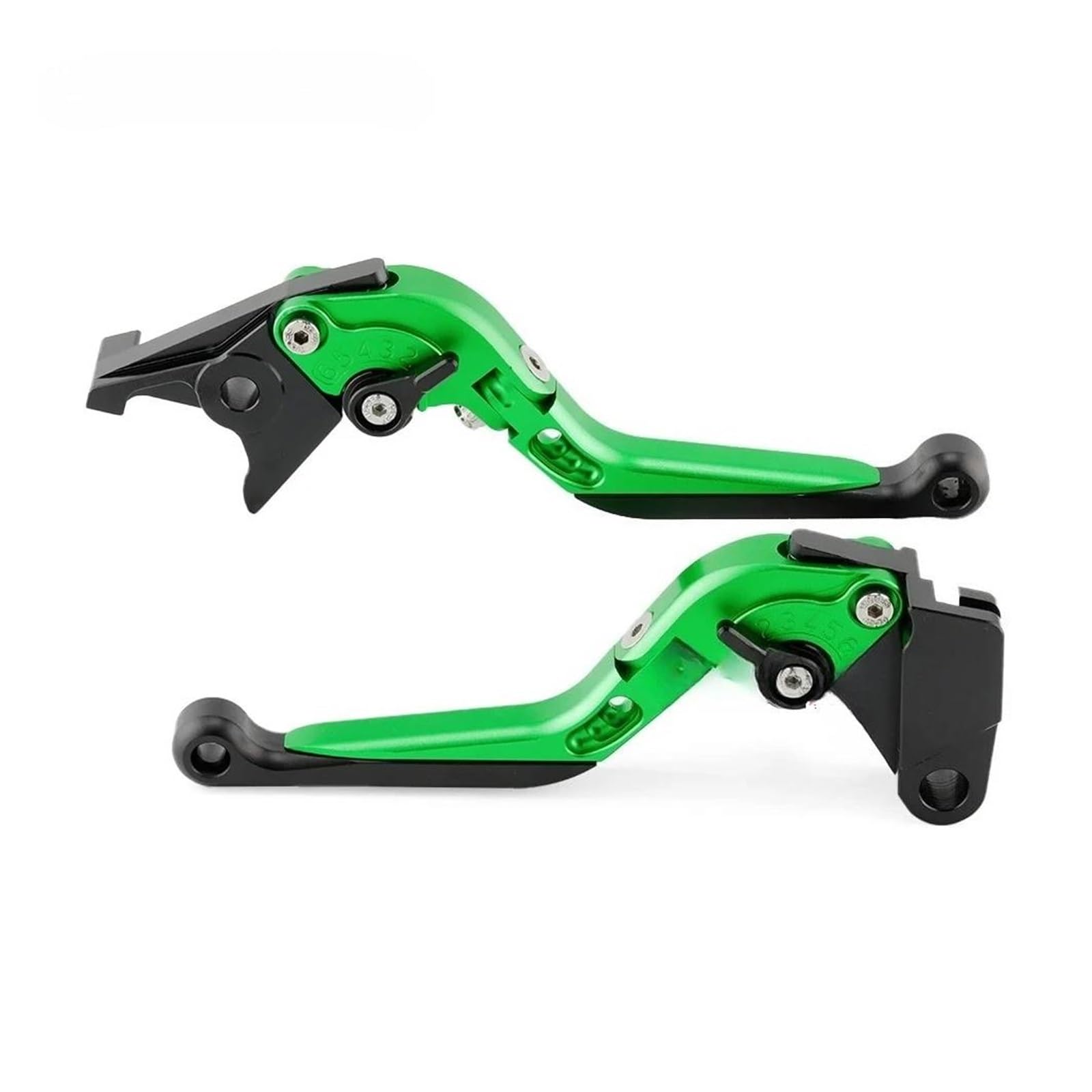 Rvevfbkbal Green Motorcycle Brake Clutch Lever For Ninja 650 650R 400R Er6f Er6n Er4n For Versys Kle650 Adjustable Expandable Levers(Green)