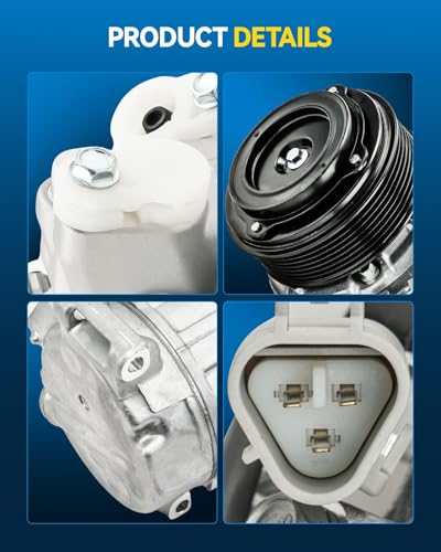 Image of PHILTOP 158366 NEW Air Conditioner AC Compressor with Clutch Compatible with Lexus ES350 2007-2013, Toyota Sienna 2007-2010, Venza 2010-2015 3.5L