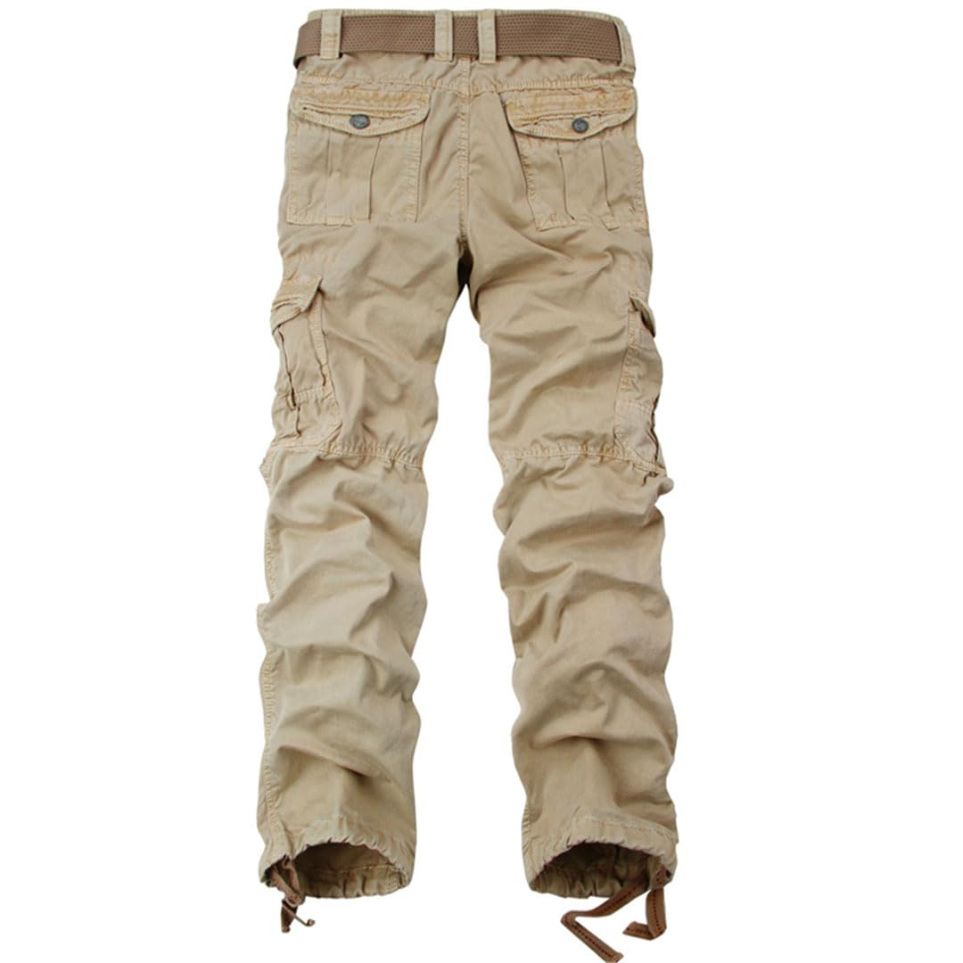 Vogrtcc Pantalones Cargo Multibolsillos para Hombre Pantalones Largos Sueltos Militares