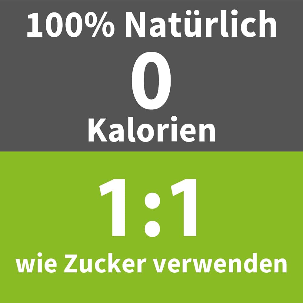Streusüße | steviapuraPlus 100% Natürlicher Zuckerersatz Erythrit + Stevia 1:1 | 1g = 1g Zucker | 0 Kalorien - 0 Glykämischer Index - Kein GVO | 5kg