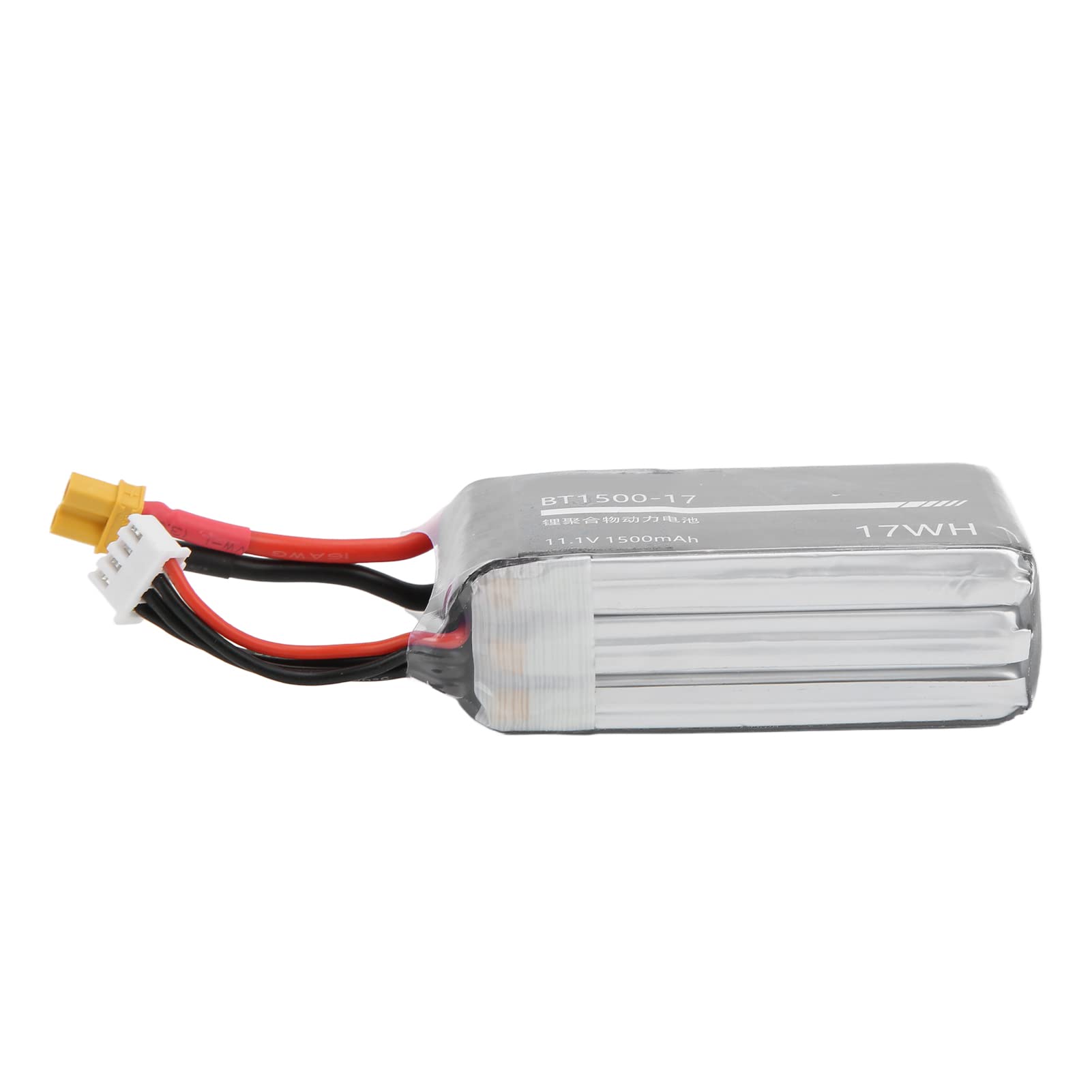 per batteria rc lipo, 11.1v 1500 mAh 3s ad alta capacità, connettore XT30, durevole per auto RC, per barca RC, per aereo RC, potenza forte, prestazioni di lunga durata