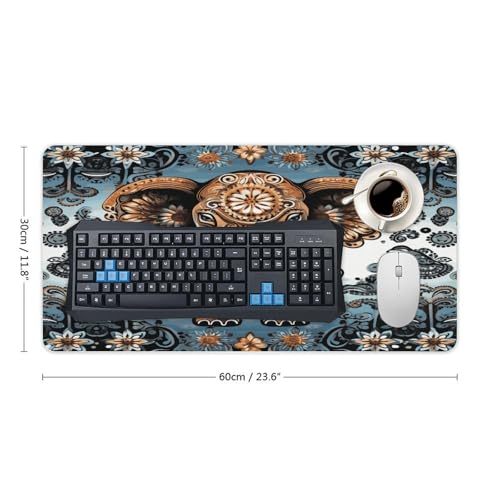 Mouse Pad Grande Antideslizante con Estampado Elefante miniatura 2