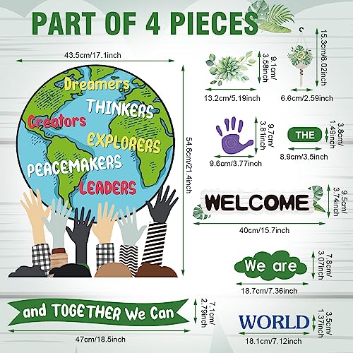 Image of 97 Pcs We are and Together We Can Change The World Bulletin Board Set