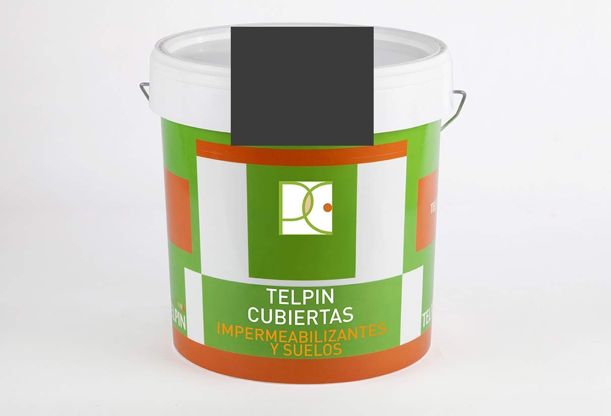 PINTURA DE CAUCHO ACRILICO IMPERMEABILIZANTE (4 LTS., NEGRO)
