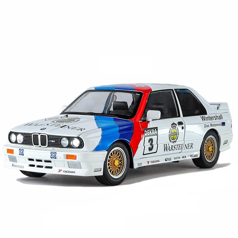 Image of WORSHIPER 1 /24 Scale B.M.W M3 Flower Edition Diecast Models Alloy Diecast Toy Car Model Sound Light Pull Back Car Toy for Kids[Multicolor]