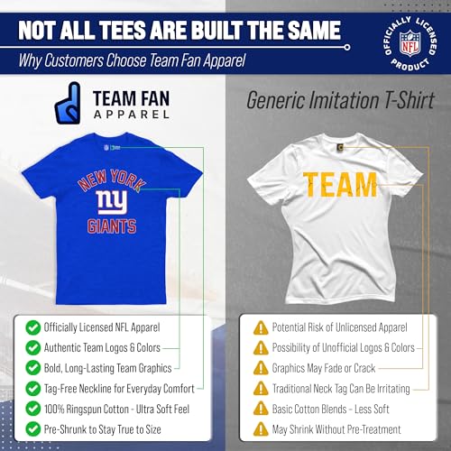 Image of NFL Gameday Cotton Blend T-Shirt for Men and Women - Licensed