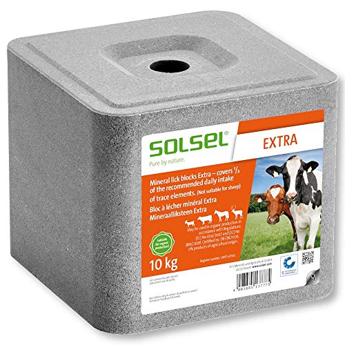 Preisvergleich Produktbild Mineralleckstein Extra 1 / 3 10 kg Mineralfutter Leckstein Salzleckstein