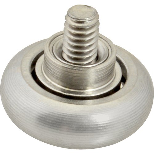 SAVORY Stainless Steel Convex Roller 1/4-20 Threaded Stud 22793