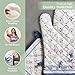 Maison d' Hermine 100% Cotton Oven Mitt & Pot Holder Set (7.5