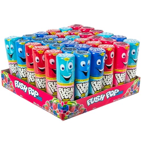 Topps Push Pop, Assorted, 0.5-Ounce Pops (Pack of 36)