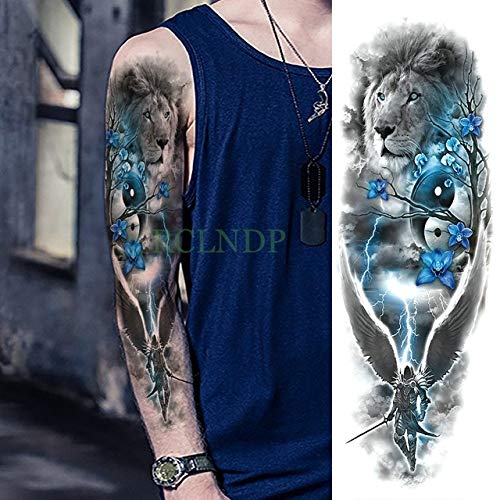 Preisvergleich Produktbild Handaxian 3pcs wasserdichte Tattoo stieg Querarm volle 3pcs Gebet 19