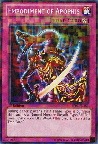 YU-GI-OH! - Embodiment of Apophis (BP02-EN180) - Battle Pack 2: War of The Giants - 1st Edition