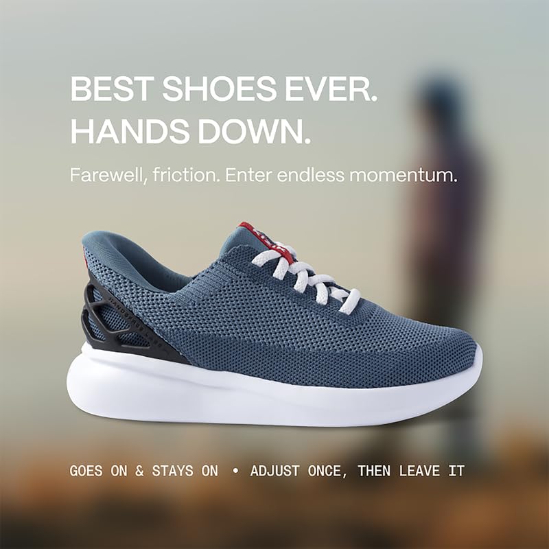 Kizik Kids Athens Comfortable Breathable Knit Slip On Sneakers, No Hands Needed, Orthopedic Athleisure Shoes for Girls & Boys2