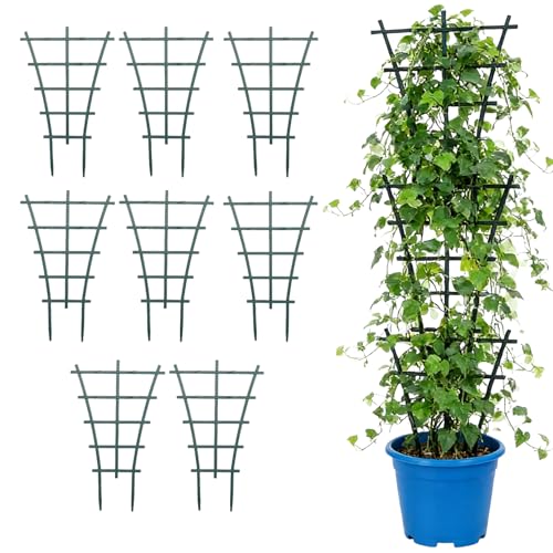 VUTYNKO Rankhilfe Zimmerpflanzen, 8 Stück Pflanzengitter...