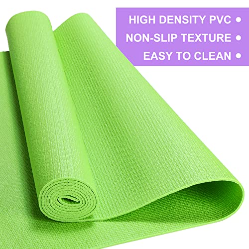 16 Pcs 3 Mm Thick Yoga Mat Exercise Workout Mat Non Slip Fitness Yoga Pad For Women Gym Home Yoga Pilates (Colorful) #TOP2