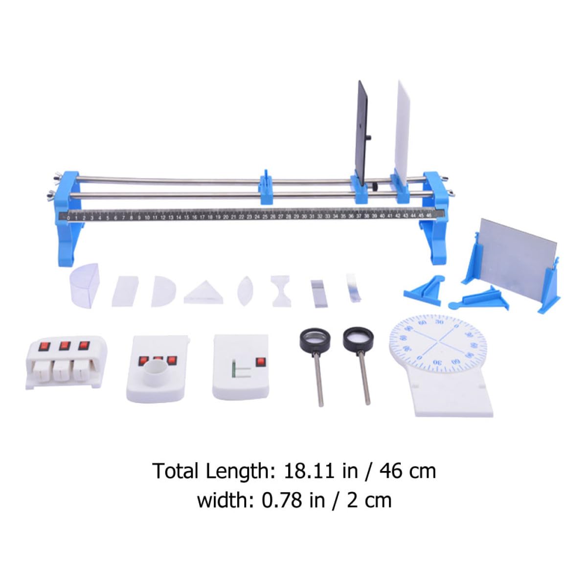 Kit de Aprendizaje de Luz 1 Juego de Plástico para Experimentos de Física | Herramienta de Experimentación de Luz, Equipo de Experimentación Estudiantil, Decoración Colegio