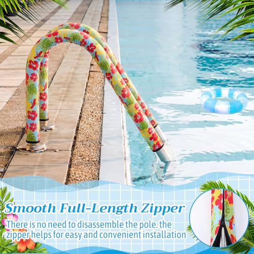 2 fundas tropicales para barandilla de piscina 4 pies miniatura 5