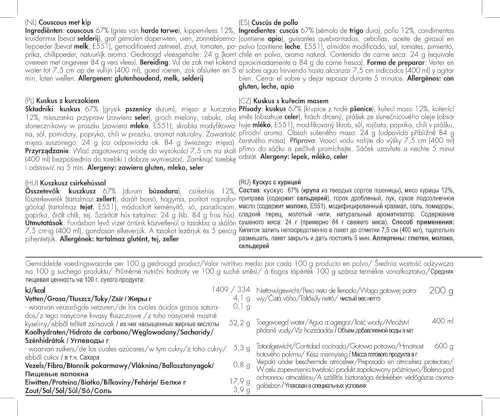 Trek’n Eat Couscous mit Hühnchen Afrikanischer Weizengrießeintopf