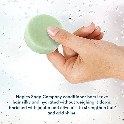 Naples Soap Company Solid Conditioner Bar – Free Of Parabens, Pthalates – Handmade, Eco-Friendly, Hydrating Haircare For Soft, Vibrant Hair, Safe And Effective For All Hair Types, Lasts 50-75 Uses – Coconut Lime #TOP2