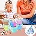 6pack Butter Slime Kit- Blue Oreo,Yellow Pineapple,Pink Peach,Lollipop Candy Slime,Super Soft and Non-Sticky, Birthday Gifts, Party Favor for Kids Girls & Boys.