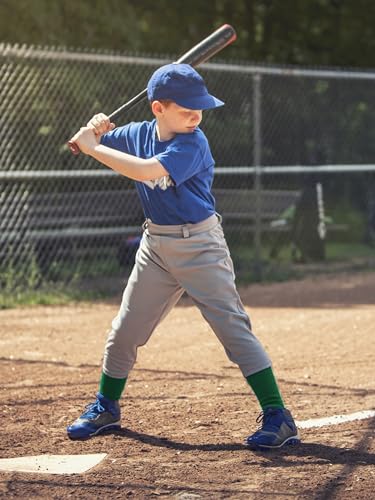 Image of Baseball Socks and Belt Set Cotton Youth Softball Socks for Boys Girls