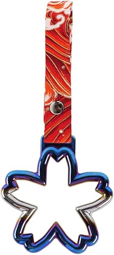 Miniatura 9 de Q1-TECH, JDM Tsurikawa - Anillo japonés para metro, tren, autobús, mango de coche, mango en forma de flor de Sakura, correa de mano, anillos de