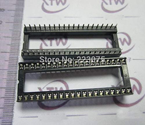 Gimax 40 Pin 2.54mm DIP SIP IC Sockets Adaptor Solder Type 50pcs/lot