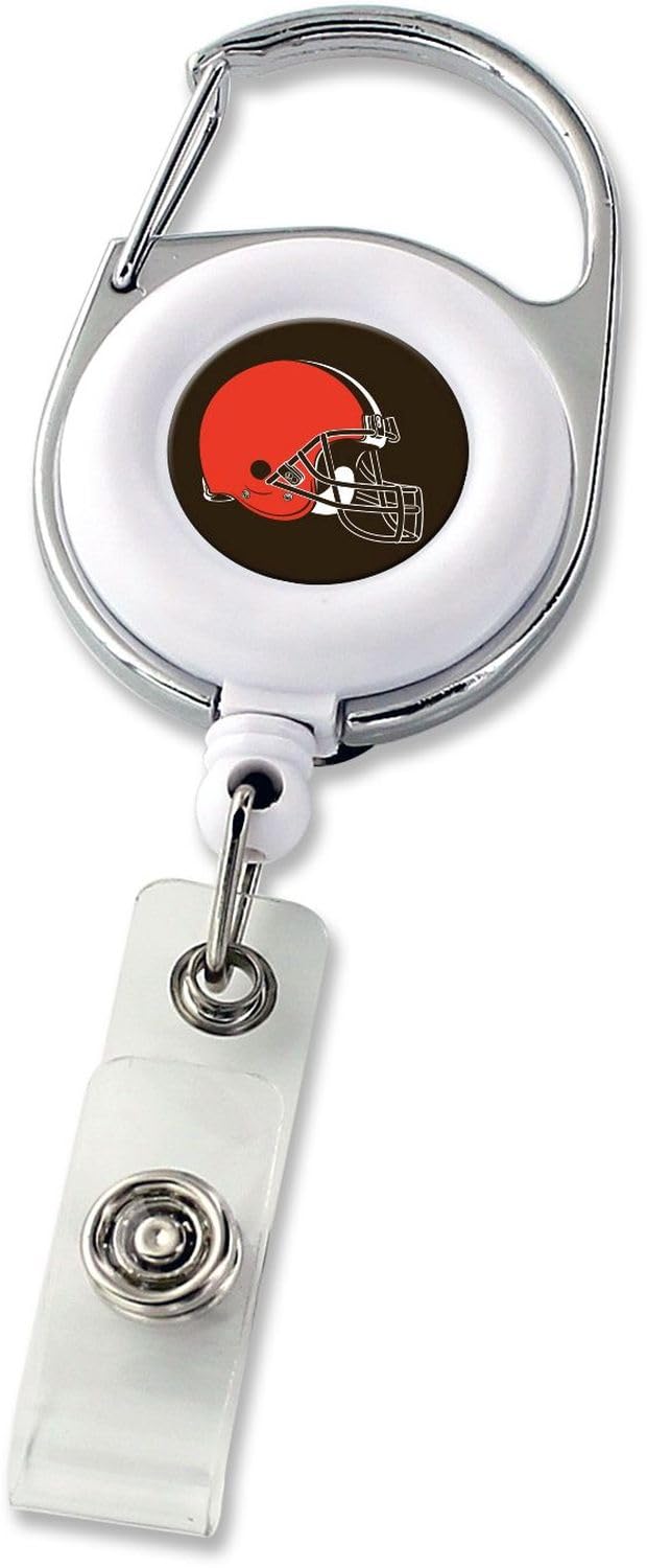 Aminco NFL Cleveland Browns Deluxe Clip Badge Reel