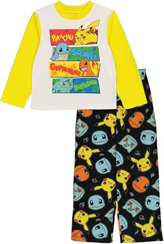 Pokemon Big Boys Polyester Pajama Set