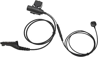 LMOLING U94 PTT System, Flexible and Durable PU Tensile Wire Adapter for XIR P8268 P8668 DP4400 DP4800, Convenient Hand Free U94 Finger Microphone PTT