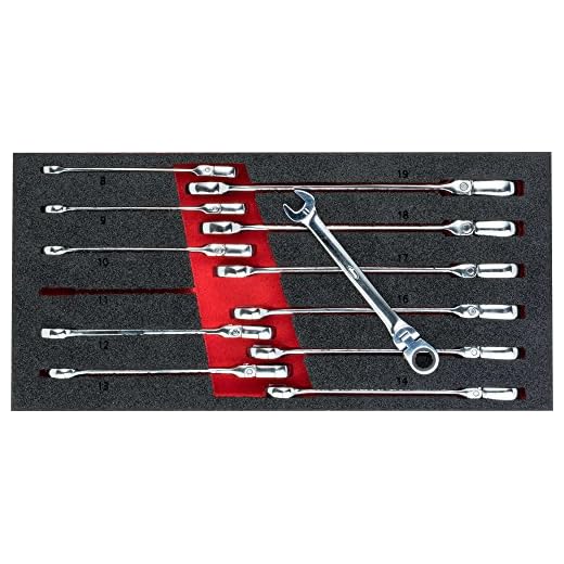 Vigor Gelenk-Ratschen-Ring-Maulschlüssel-Satz V5077