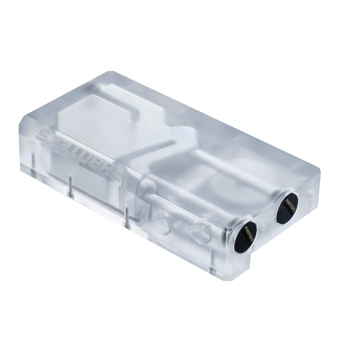 Phanteks Glacier R160C Combo Reservoir for DDC Pump, Transparent Acrylic Backplate, Integrated Digital-RGB Lighting, (PH-R160C_02)