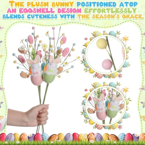 Easter Centerpieces 53% Off - 4 Pcs Artificial Flower Decor - Image 3