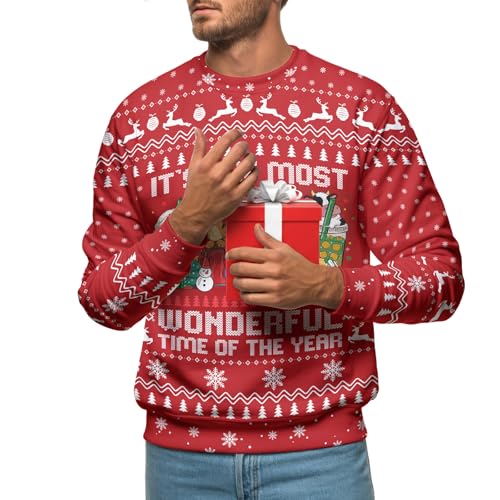 Image of 99TIMORO Funny Ugly Christmas Sweater for Men and Women