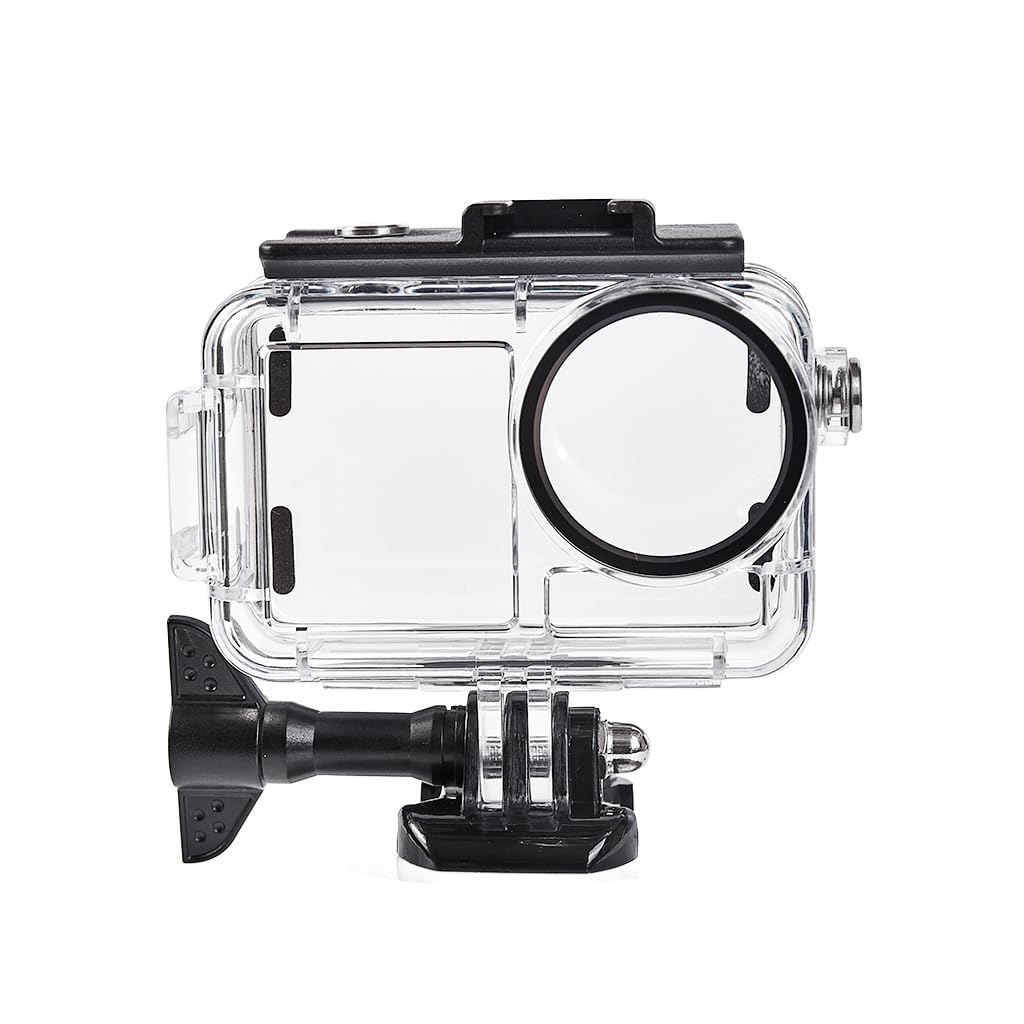 NovelGoal Action 4 Waterproof Case for OSMO Action4 Sports Camera Dive Case Underwater 60M Diving Housing Protective Shell