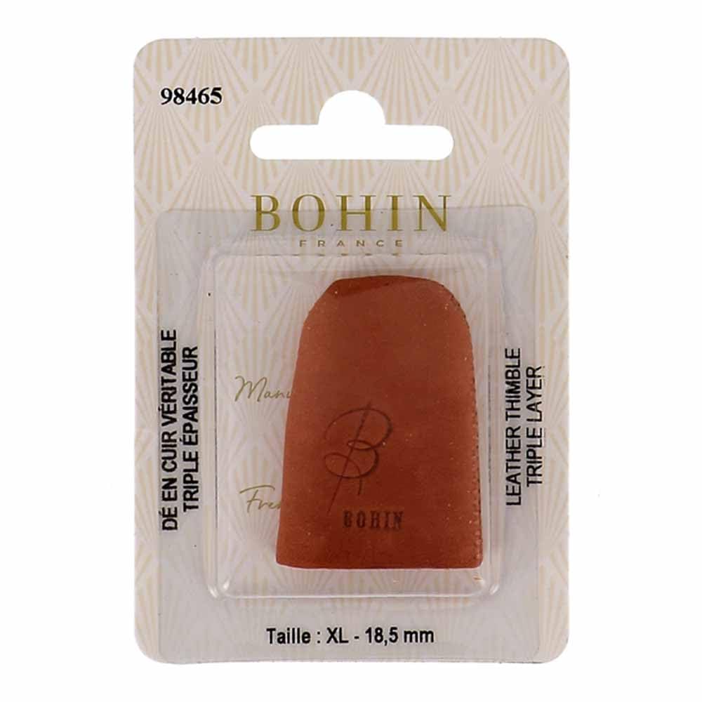 Bohin - Leather Brown (X-Large) Thimble - 1 Piece, XL - Image 2