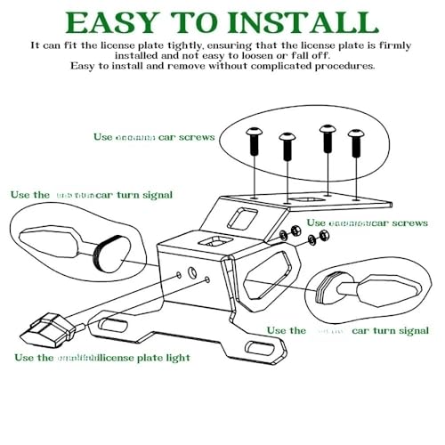 Accessoires cadre plaque immatriculation 1100SX support queue - 4