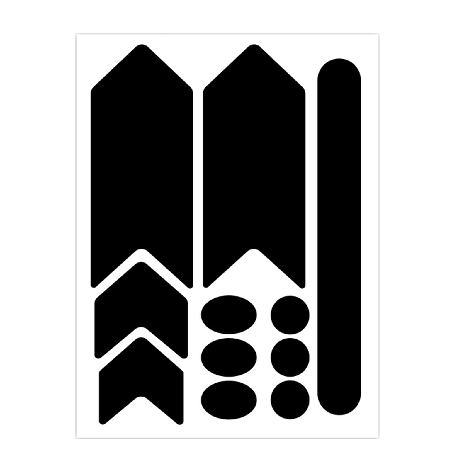 NUEAYMS Mountain Bike Frame Guard Bicycles Frame Protection Sticker Anti-Scratch Bicycles Frame Protection Collision-Proof Bike Frame Protection Sticker