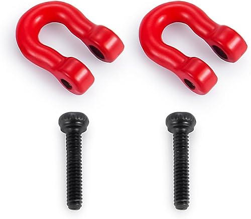 Miniatura 2 de 2 pares de ganchos de remolque de aluminio con anillo en D para TRX4M 118 Bronco Defender RC Crawler Car