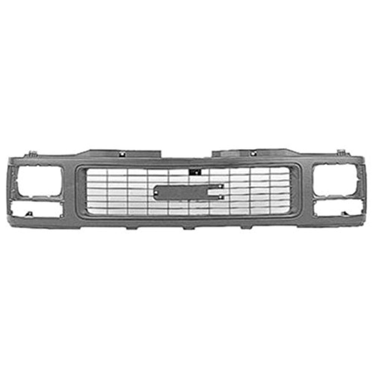 Sherman Replacement Part Compatible with GMC Jimmy-Yukon-Pickup Grille Assembly (Partslink Number GM1200356)