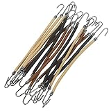 FRCOLOR 15個 ヘアバンド ヘアスタイリングアクセサリー バンジーヘアゴム ヘアバンジー ヘア用バンジーバンド ヘアフック 巻き毛のヘアゴム ゴムバンドフック 太い髪用のヘアゴム ポニーテ