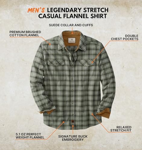 Image of Legendary Whitetails Men's Legendary Flannel Shirt
