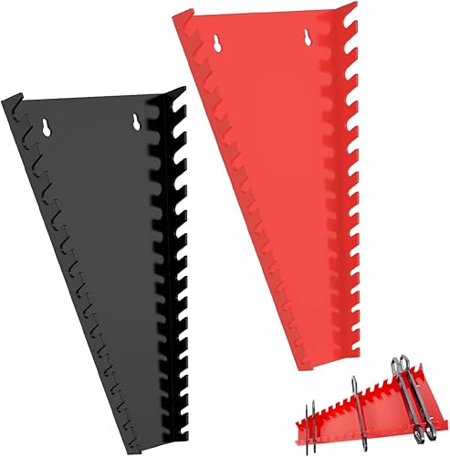 BESULEN 2 soportes de llave de plástico, bandeja organizadora de llaves de alta resistencia ABS, organizador de almacenamiento de llaves estándar de