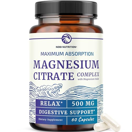 Image of Magnesium Citrate Complex 500 MG, Constipation, Calm & Relaxation Support